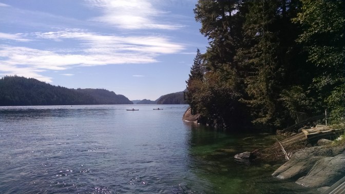 From the bridge behind Echo Bay