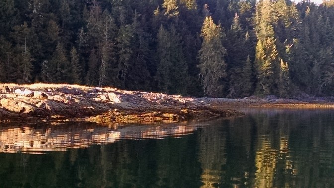 Mound Island in the evening