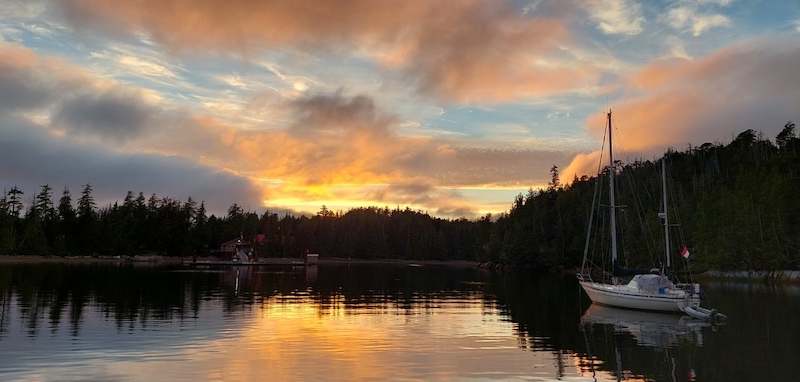 This image has an empty alt attribute; its file name is pruth-bay-sunset.jpg